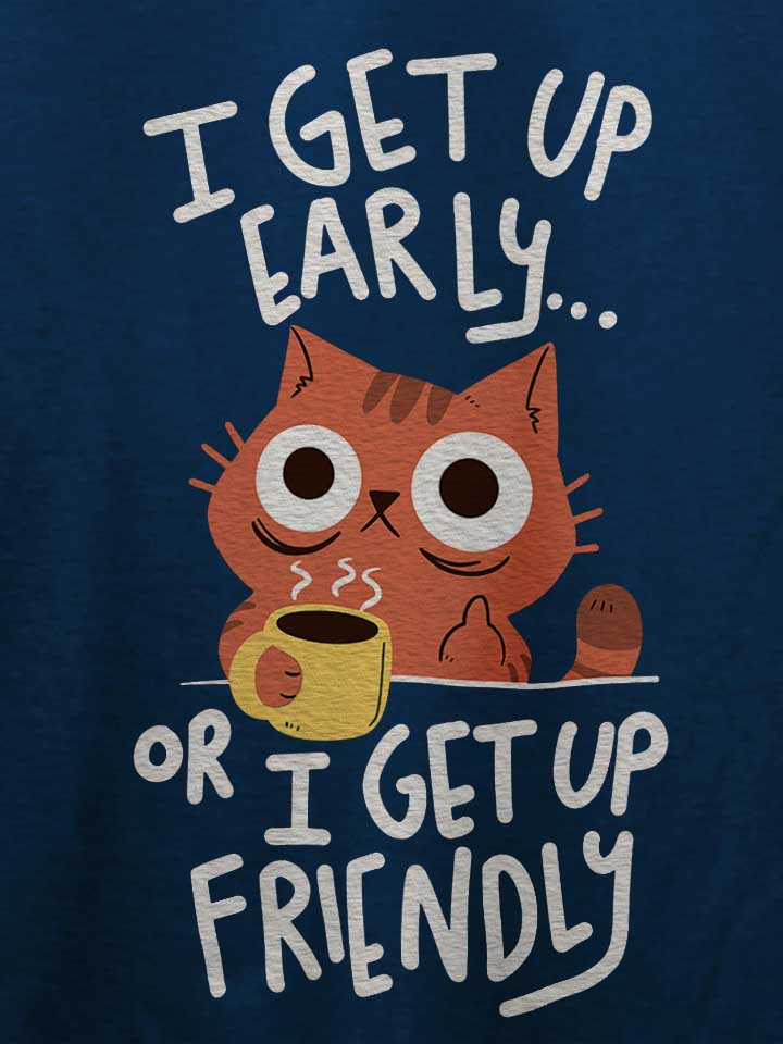 morning-cat-t-shirt dunkelblau 4