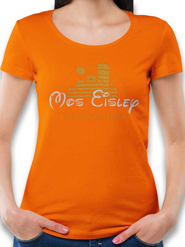 Mos Eisley Tatooine Damen T-Shirt orange L