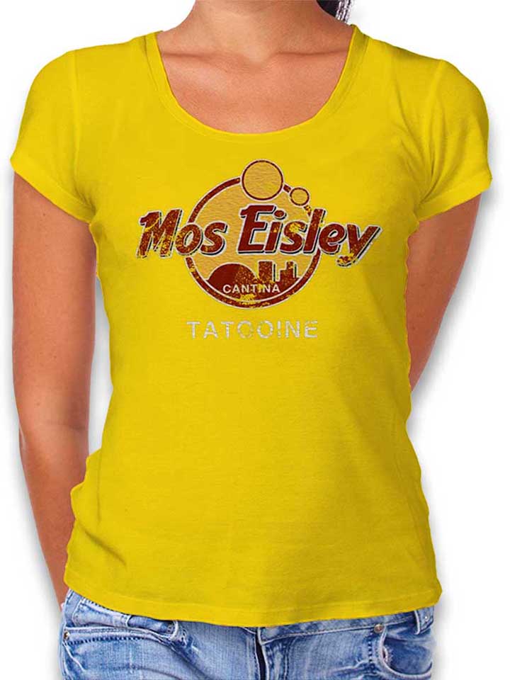 Mos Isley Cantina Womens T-Shirt yellow L