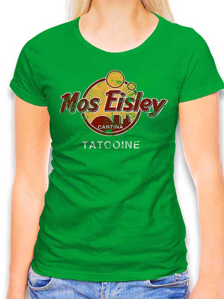 Mos Isley Cantina Camiseta Mujer verde L