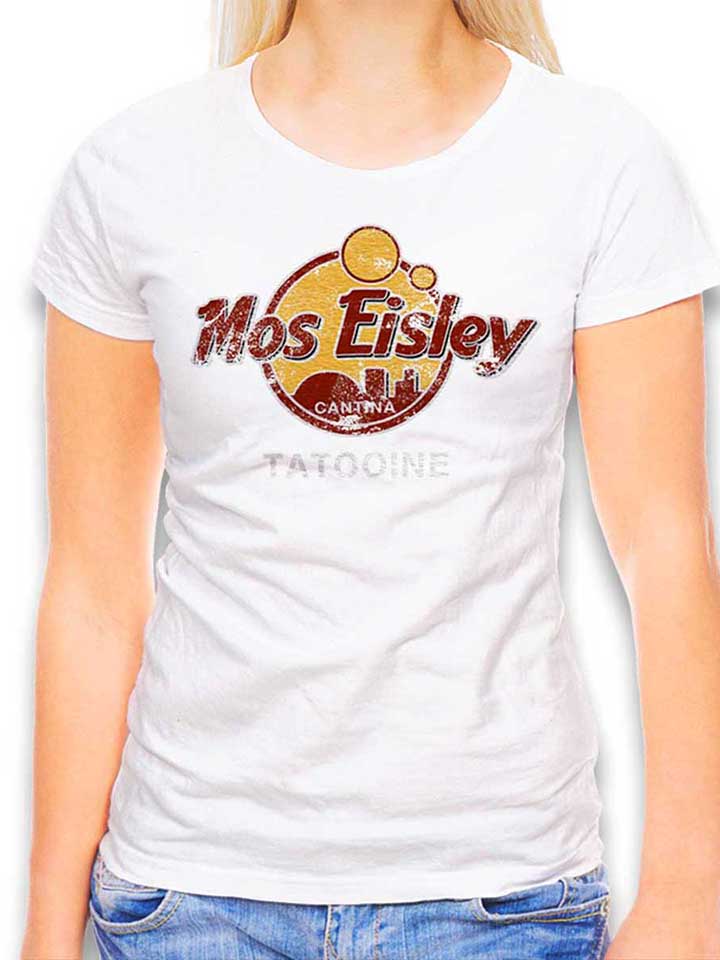 Mos Isley Cantina Camiseta Mujer blanco L
