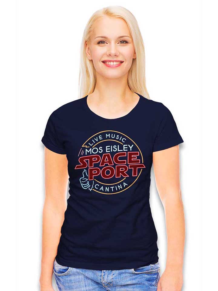 mos-isley-space-port-damen-t-shirt dunkelblau 2