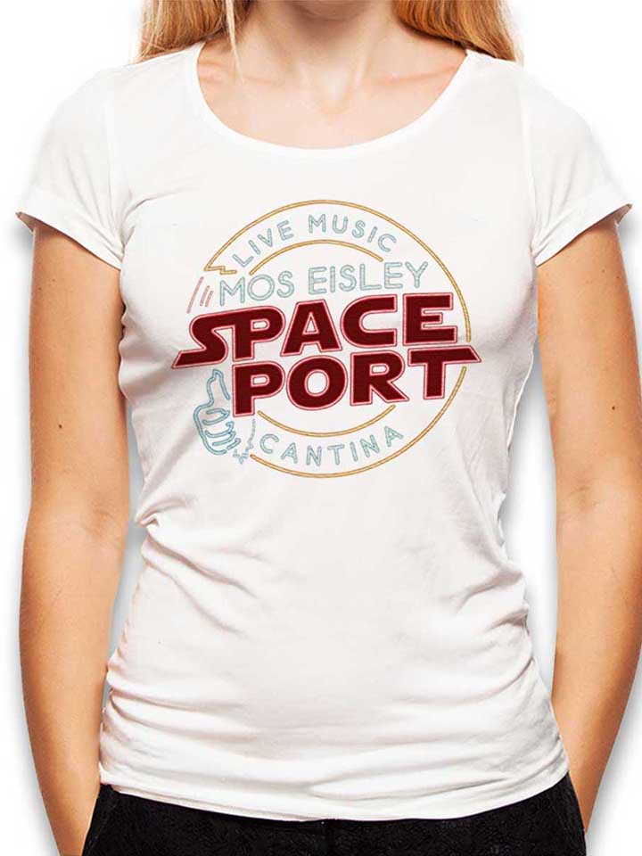 Mos Isley Space Port Damen T-Shirt weiss L