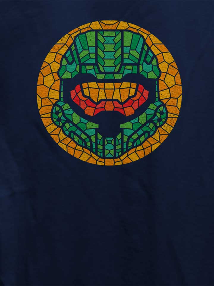 mosaic-helmet-damen-t-shirt dunkelblau 4