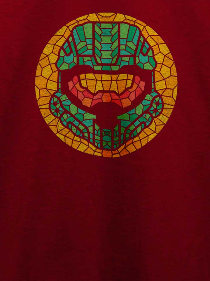 mosaic-helmet-t-shirt bordeaux 4