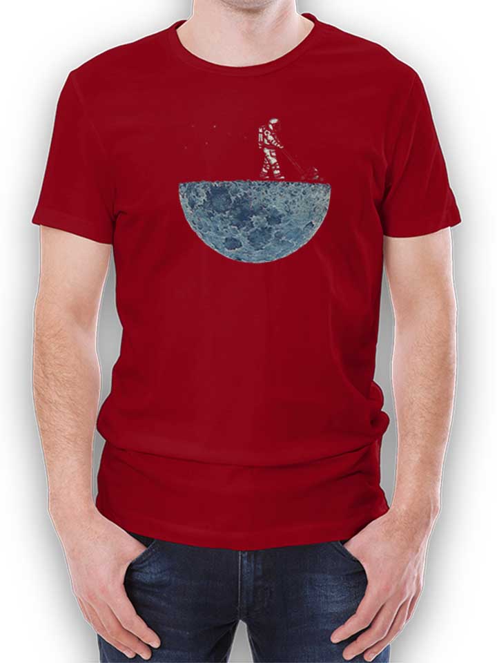 mowing-astonaut-moon-t-shirt bordeaux 1