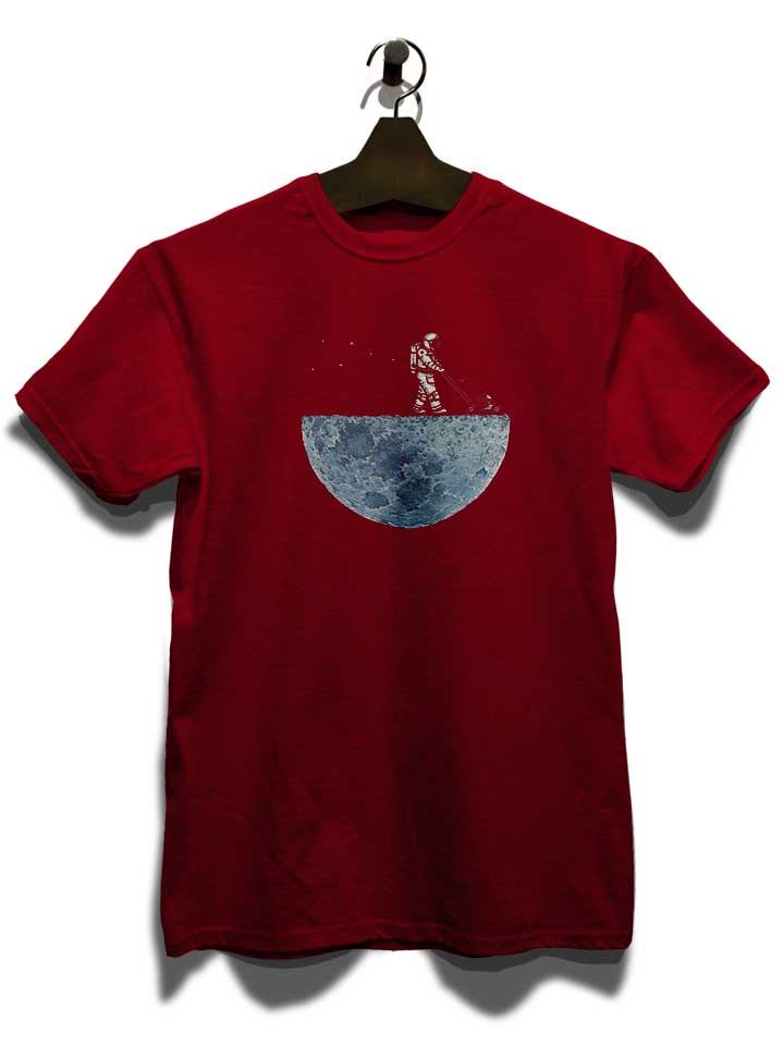 mowing-astonaut-moon-t-shirt bordeaux 3