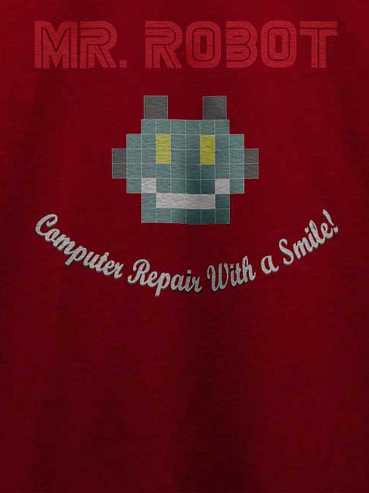mr-robot-computer-repair-with-a-smile-t-shirt bordeaux 4
