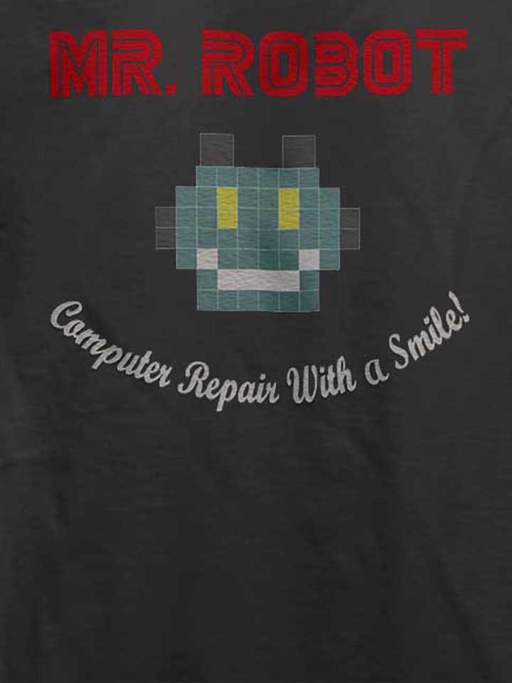 mr-robot-computer-repair-with-a-smile-t-shirt dunkelgrau 4