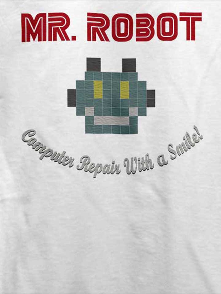 mr-robot-computer-repair-with-a-smile-t-shirt weiss 4