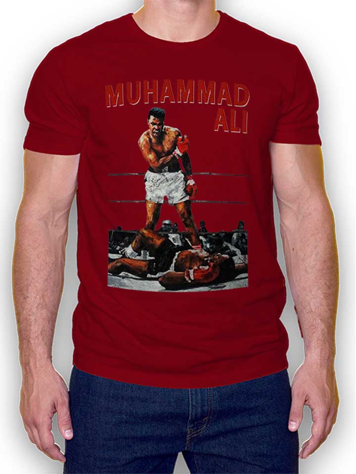 Muhammad Ali T-Shirt maroon L