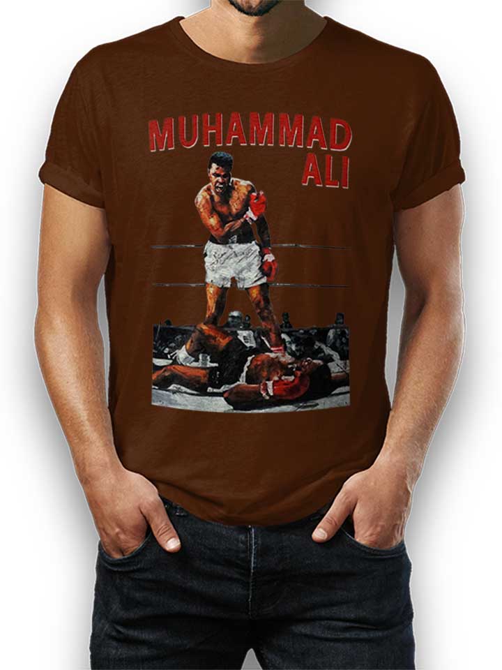 Muhammad Ali Camiseta marrn L