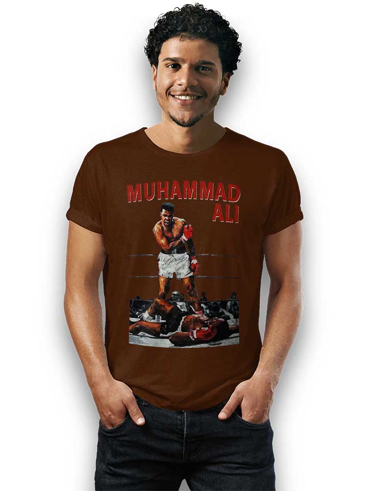 muhammad-ali-t-shirt braun 2