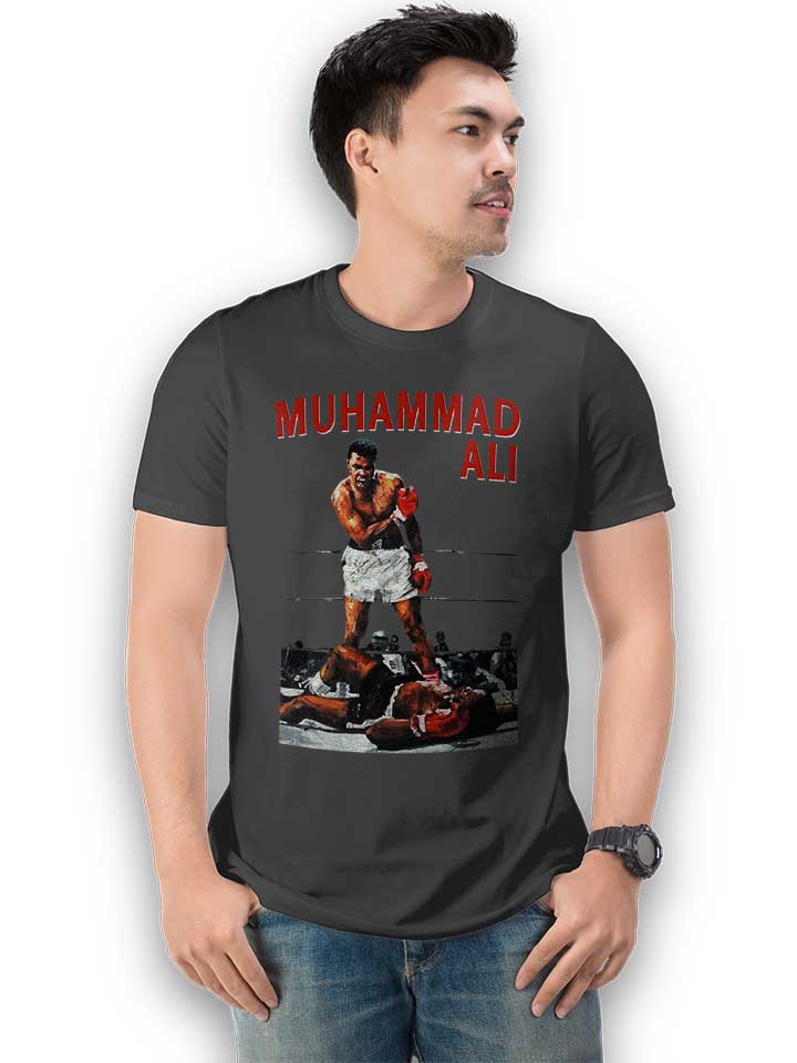 muhammad-ali-t-shirt dunkelgrau 2