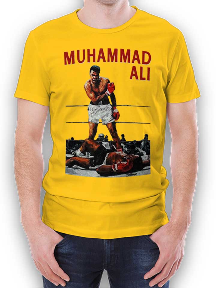 Muhammad Ali Camiseta amarillo L