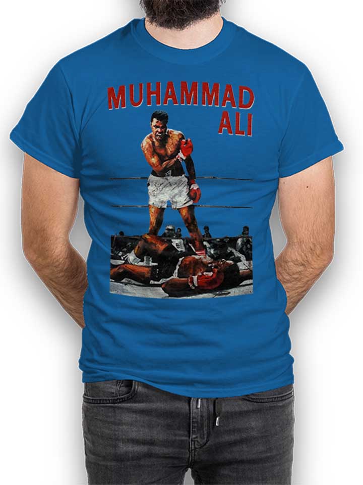 Muhammad Ali Camiseta azul-real L