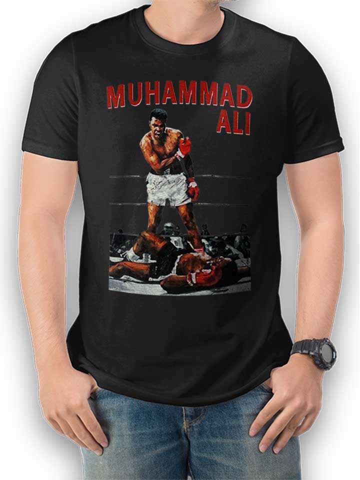 Muhammad Ali T-Shirt schwarz L