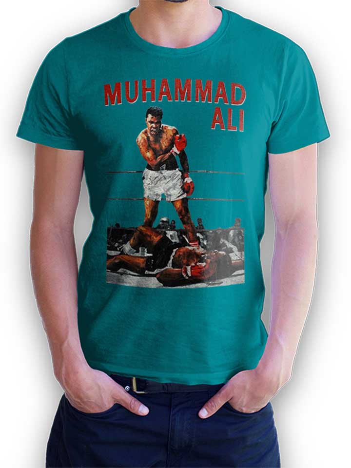 muhammad-ali-t-shirt tuerkis 1