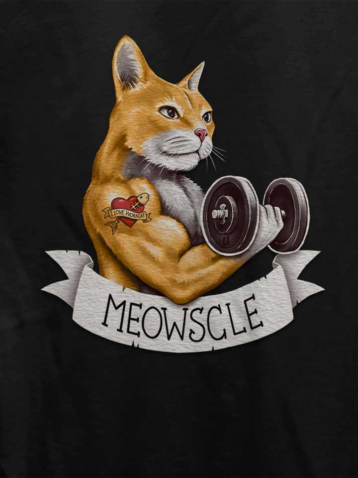 muscle-cat-damen-t-shirt schwarz 4