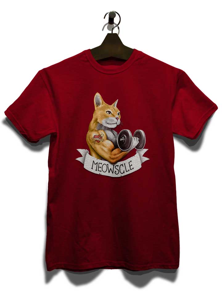 muscle-cat-t-shirt bordeaux 3