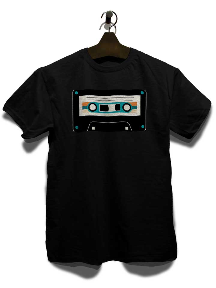 music-cassette-t-shirt schwarz 3