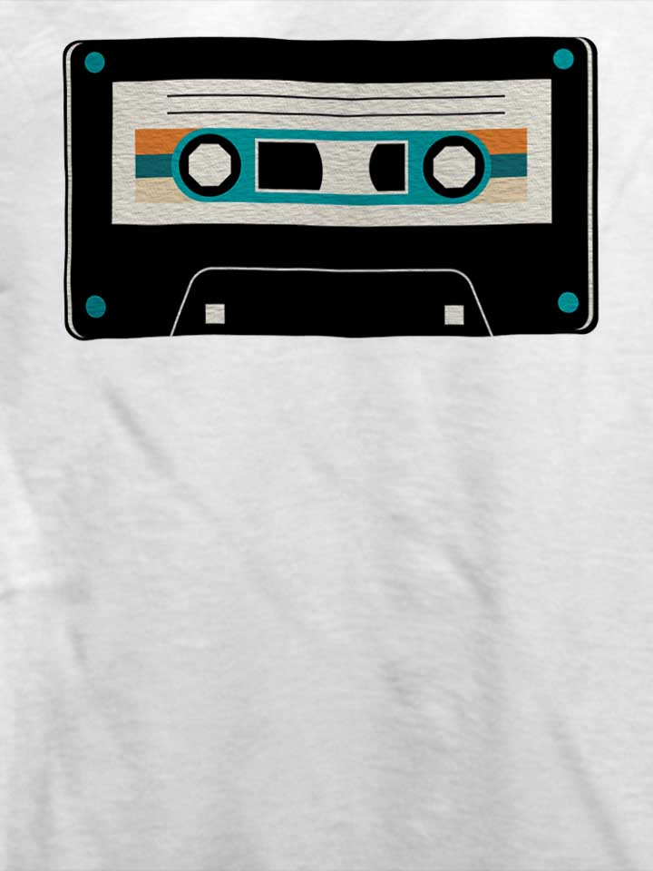 music-cassette-t-shirt weiss 4