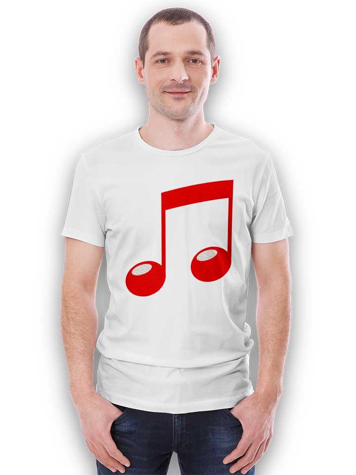 music-note-t-shirt weiss 2