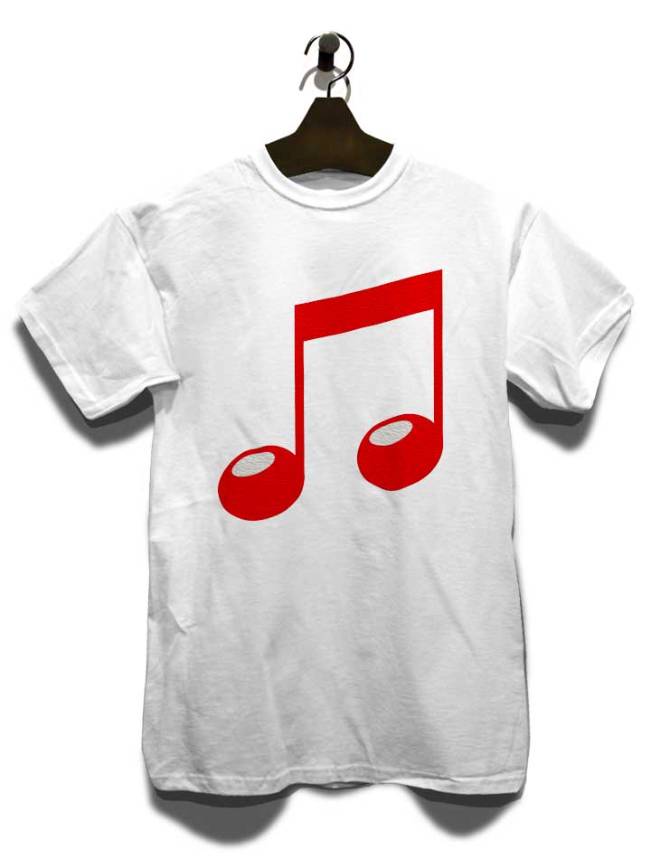 music-note-t-shirt weiss 3