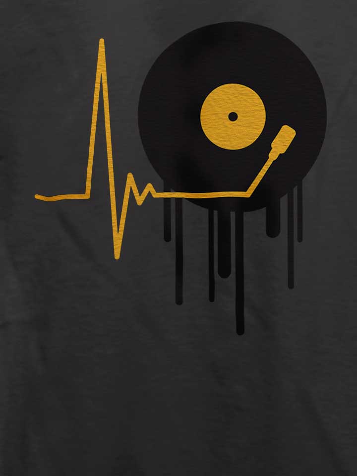 music-pulse-vinyl-t-shirt dunkelgrau 4