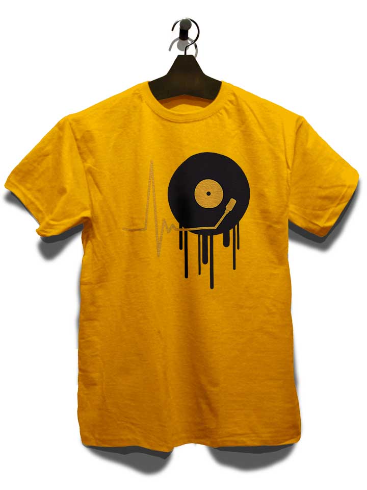 music-pulse-vinyl-t-shirt gelb 3