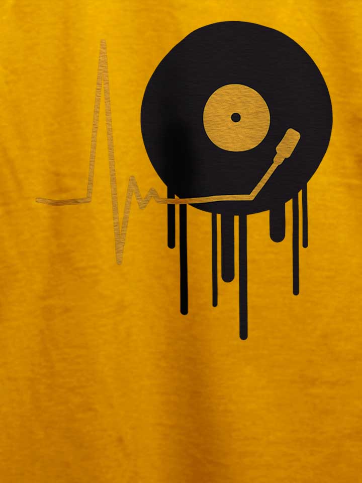music-pulse-vinyl-t-shirt gelb 4