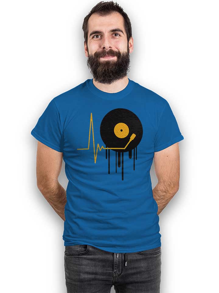 music-pulse-vinyl-t-shirt royal 2