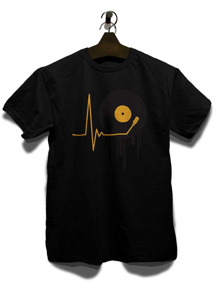 music-pulse-vinyl-t-shirt schwarz 3