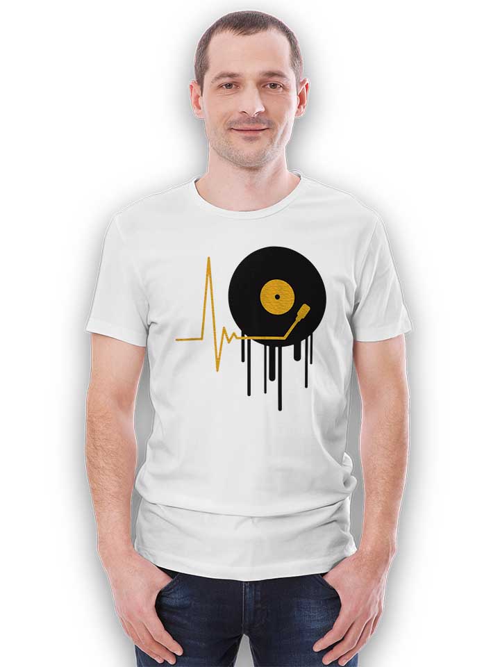 music-pulse-vinyl-t-shirt weiss 2