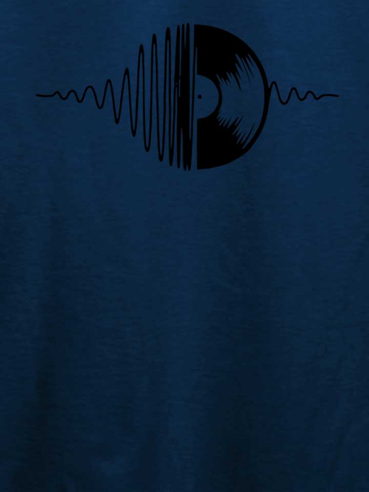 music-vinyl-t-shirt dunkelblau 4