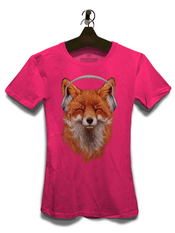 musical-fox-damen-t-shirt fuchsia 3