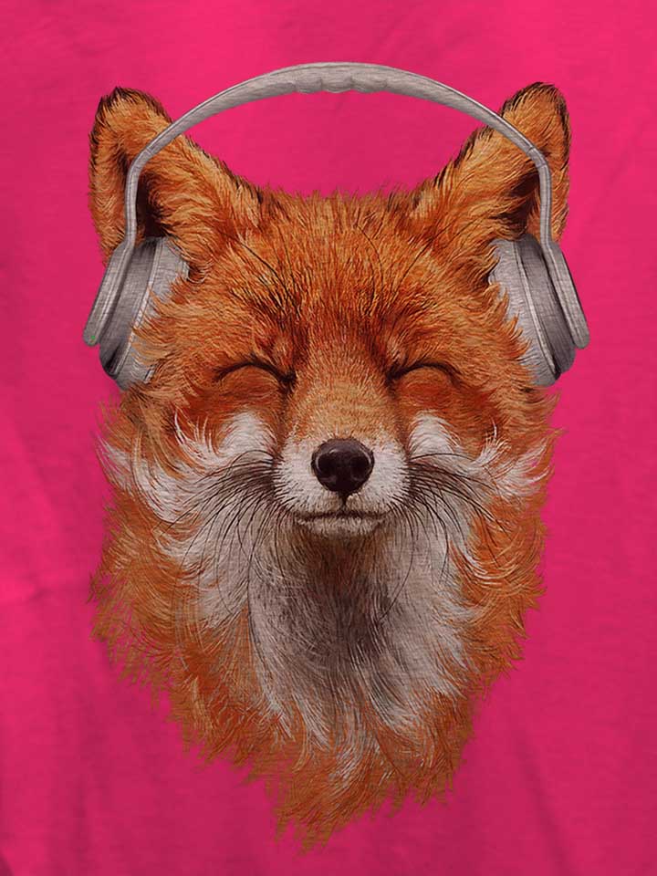 musical-fox-damen-t-shirt fuchsia 4