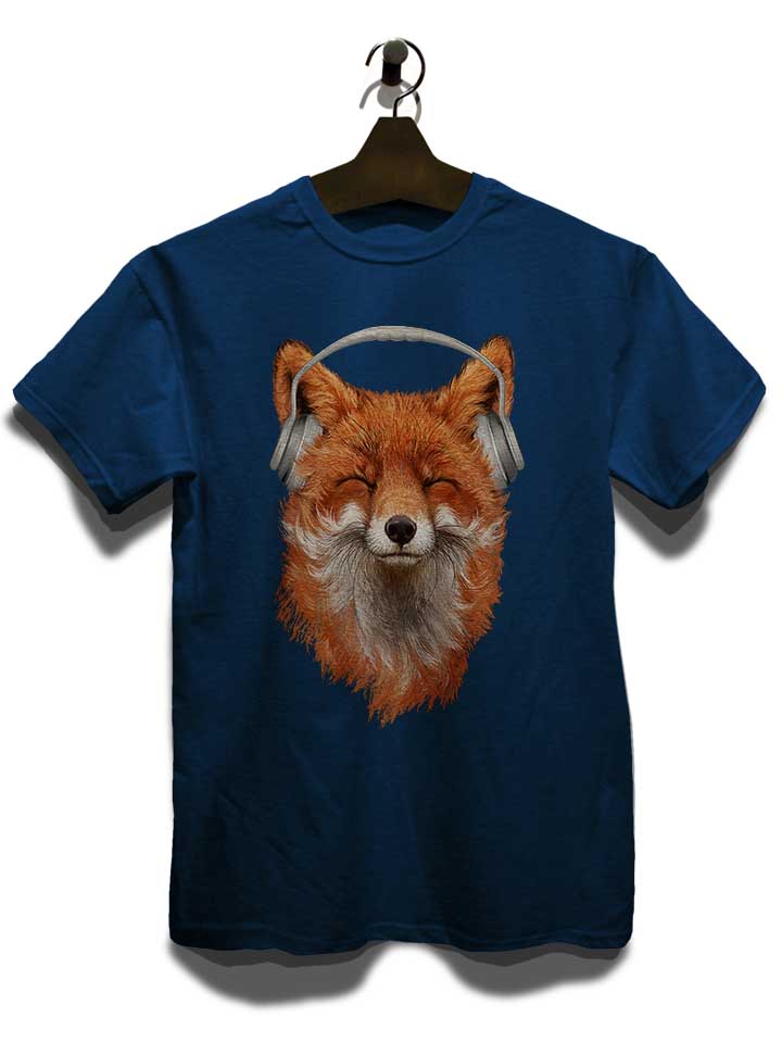 musical-fox-t-shirt dunkelblau 3