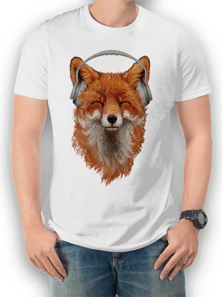Musical Fox T-Shirt bianco L