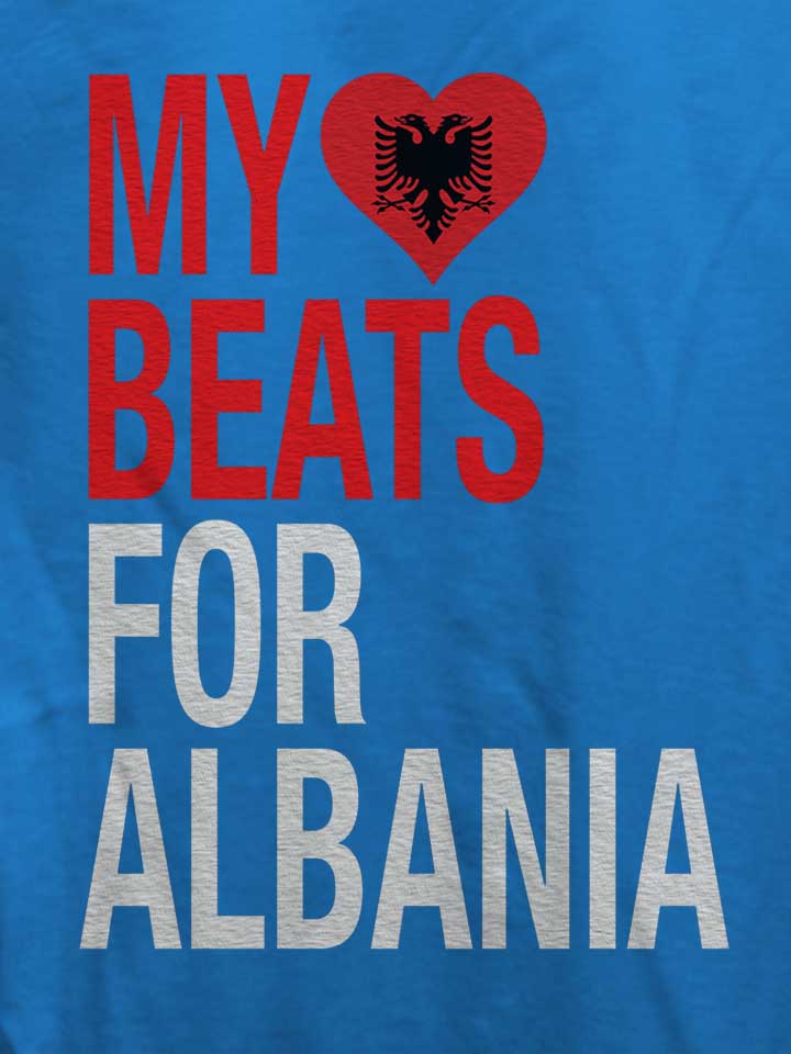my-heart-beats-for-albania-damen-t-shirt royal 4