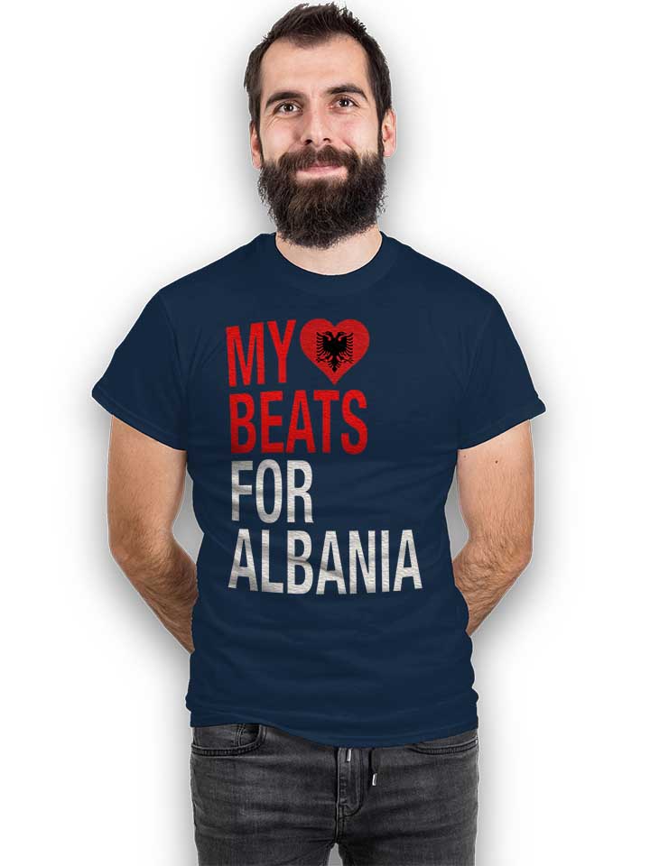 my-heart-beats-for-albania-t-shirt dunkelblau 2