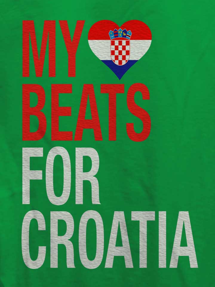 my-heart-beats-for-croatia-damen-t-shirt gruen 4