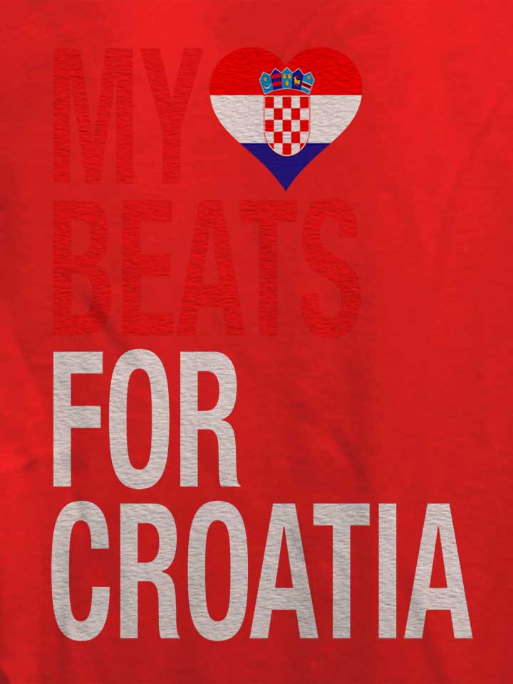 my-heart-beats-for-croatia-damen-t-shirt rot 4