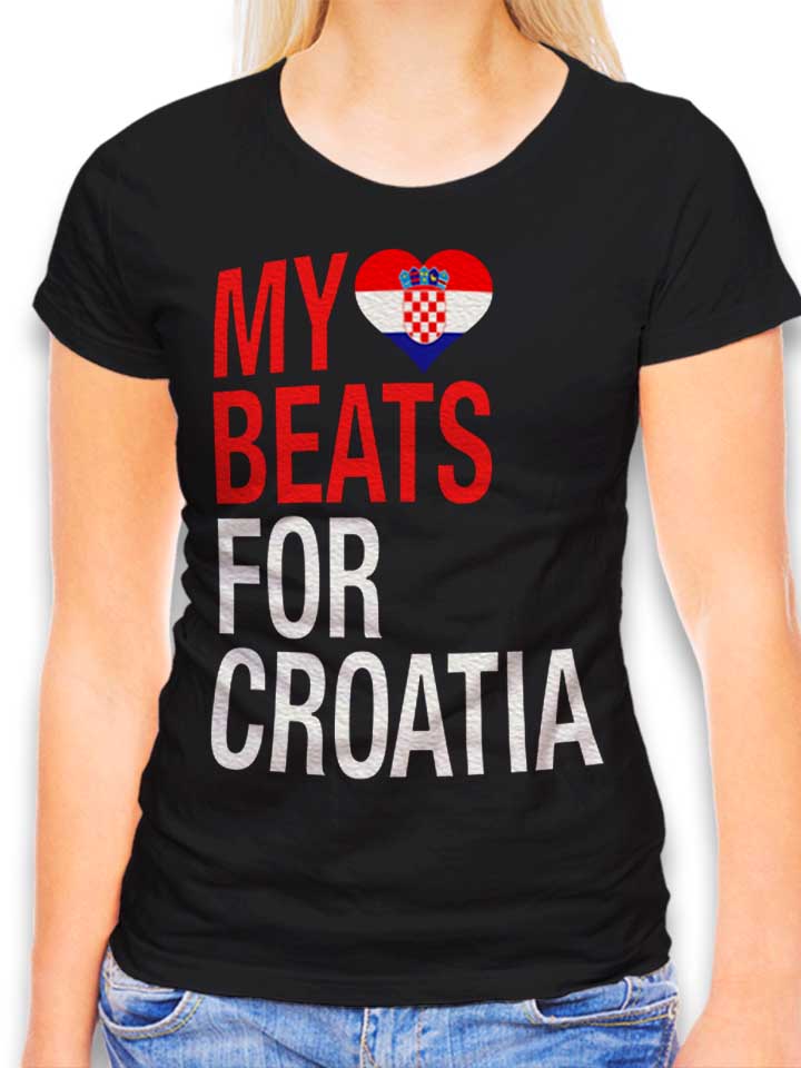my-heart-beats-for-croatia-damen-t-shirt schwarz 1