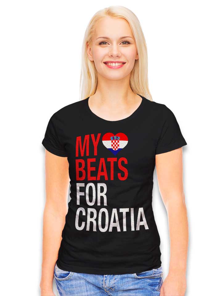 my-heart-beats-for-croatia-damen-t-shirt schwarz 2