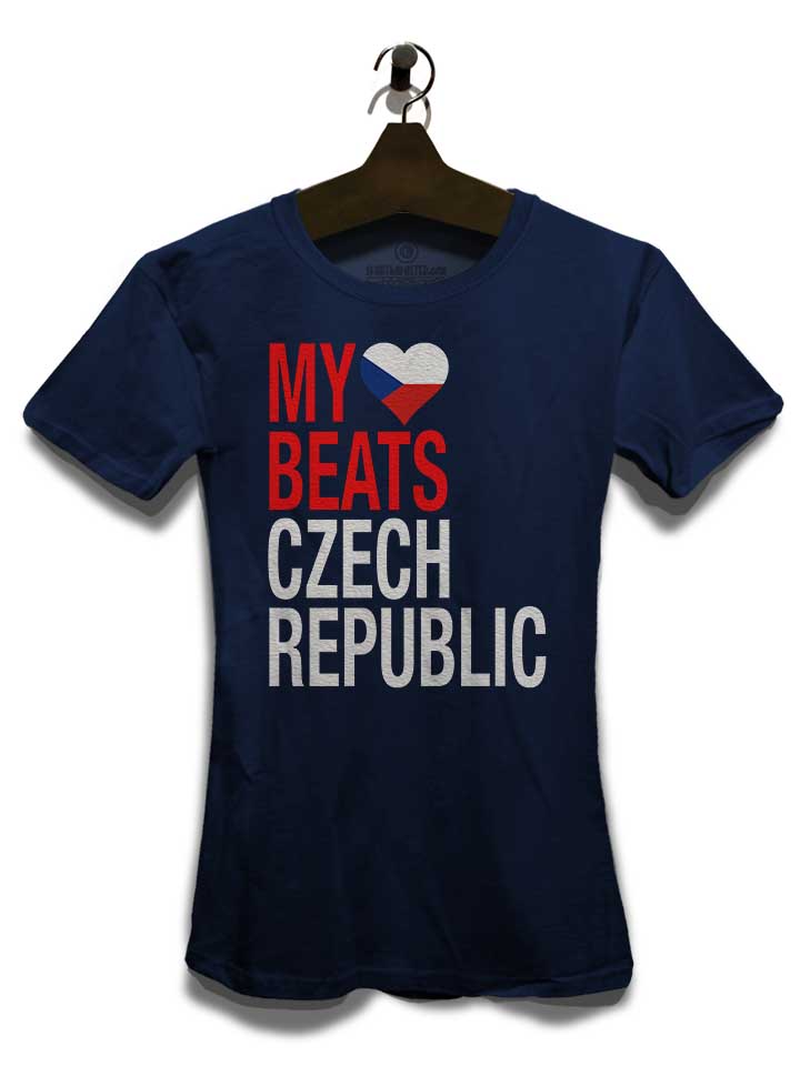 my-heart-beats-for-czech-republic-damen-t-shirt dunkelblau 3