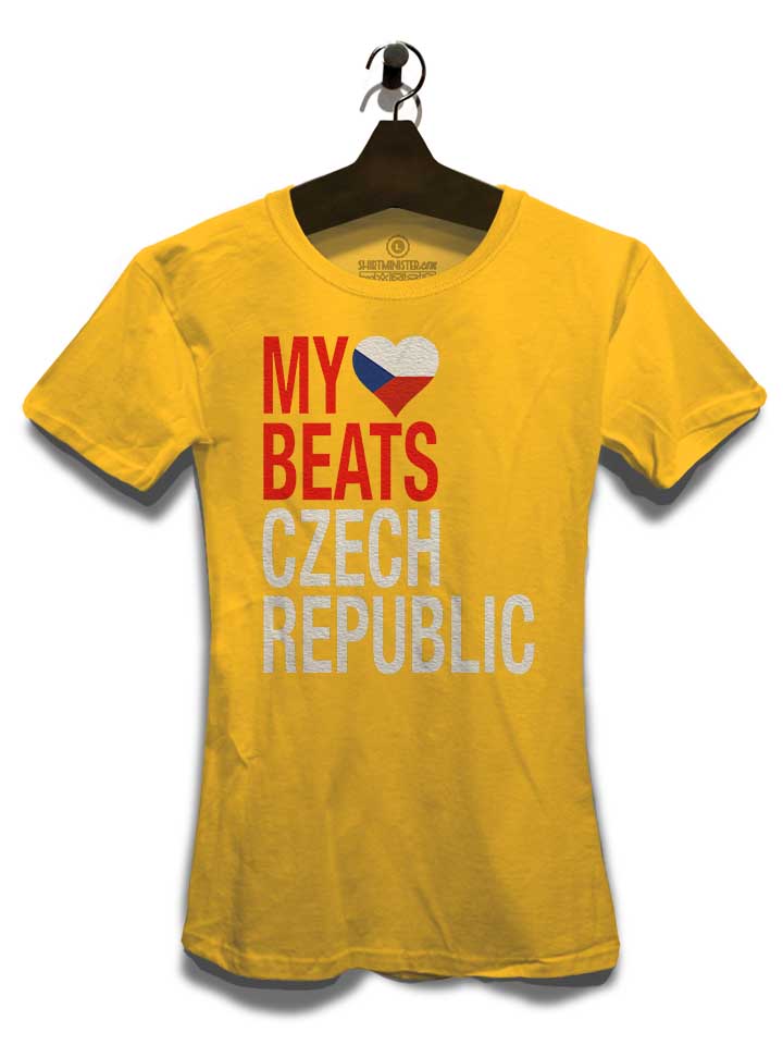my-heart-beats-for-czech-republic-damen-t-shirt gelb 3