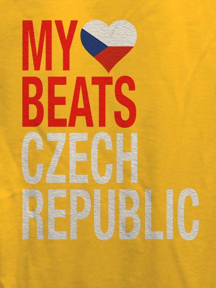 my-heart-beats-for-czech-republic-damen-t-shirt gelb 4