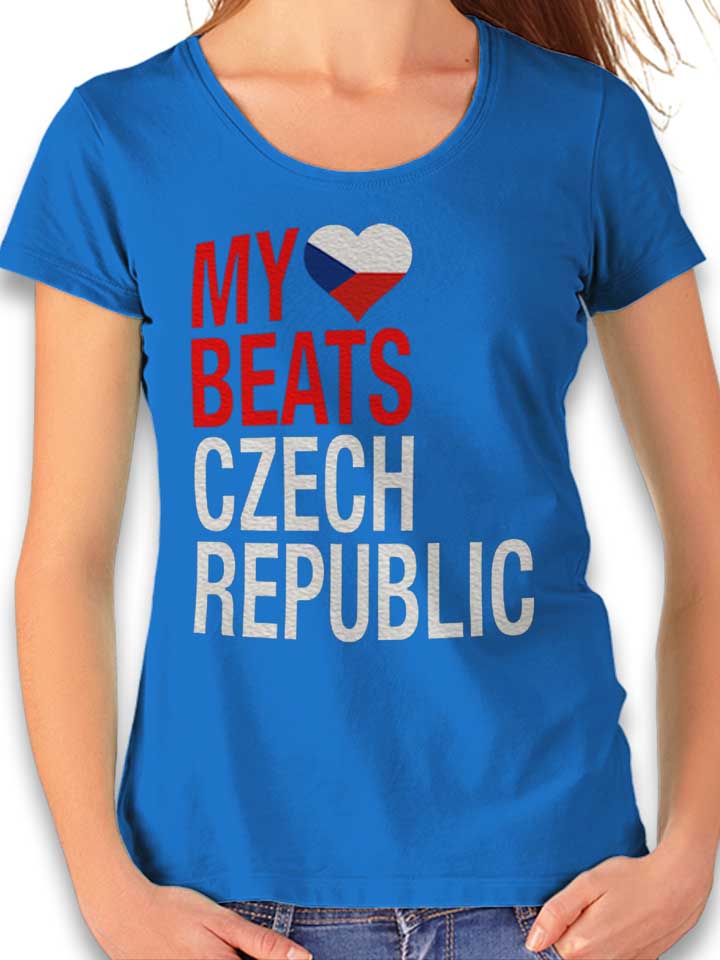My Heart Beats For Czech Republic Damen T-Shirt royal L