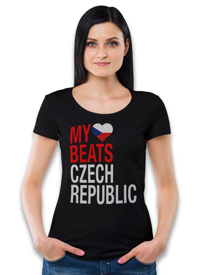 my-heart-beats-for-czech-republic-damen-t-shirt schwarz 2
